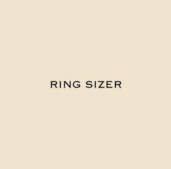 image that says ring sizer, when you need to find out what your ring size is at home 