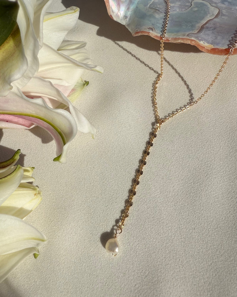 MAE LARIAT NECKLACE